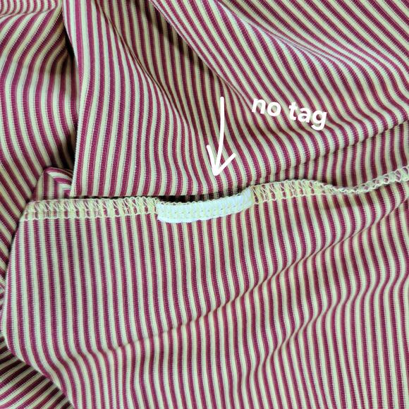 Greyson Saranac Polo Shirt Mens Small Gold Red Stripe Golf Performance - Picture 13 of 13